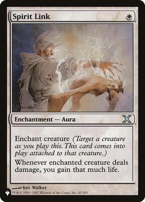Spirit Link card from The List Reprints