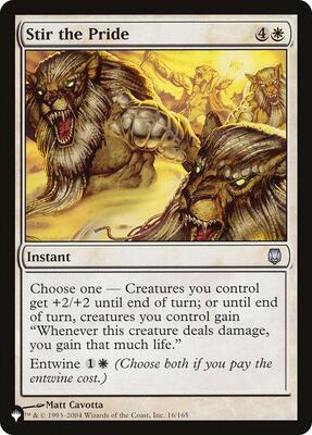 Stir the Pride card from The List Reprints