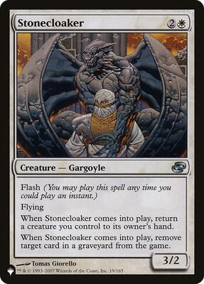 Stonecloaker card from The List Reprints