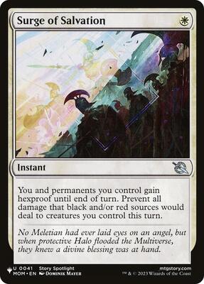Surge of Salvation card from The List Reprints