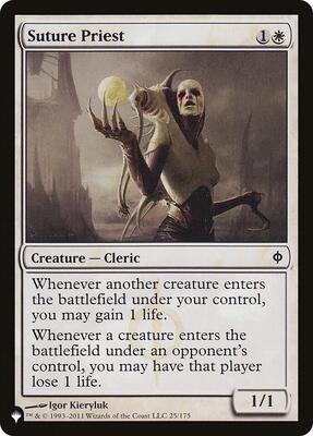 Suture Priest (NPH) card from The List Reprints