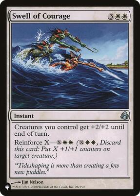 Swell of Courage card from The List Reprints