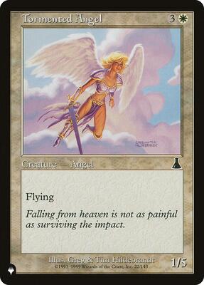 Tormented Angel card from The List Reprints