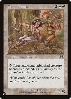Trap Runner card from The List Reprints