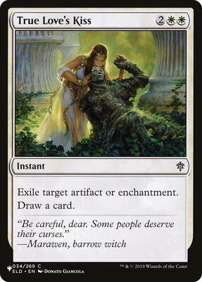 True Love's Kiss card from The List Reprints