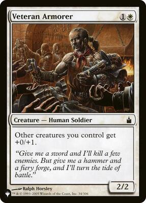 Veteran Armorer card from The List Reprints