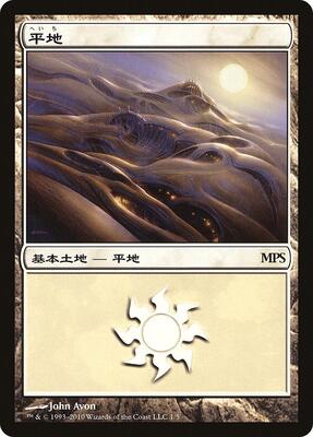 Plains (2010) card from Magic Premiere Shop