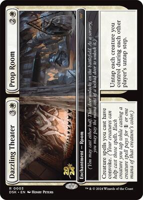 Dazzling Theater // Prop Room card from Prerelease Cards