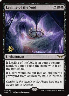 Leyline of the Void (0106) card from Prerelease Cards