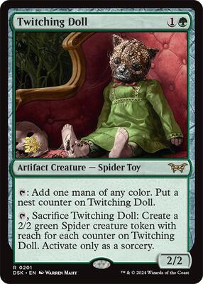 Twitching Doll card from Prerelease Cards
