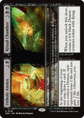 Unholy Annex // Ritual Chamber card from Prerelease Cards
