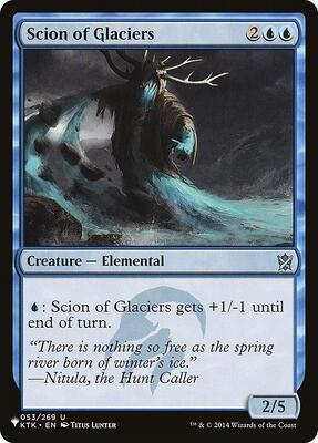Scion of Glaciers card from The List Reprints