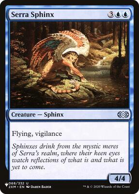 Serra Sphinx card from The List Reprints