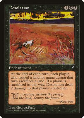 Desolation card from Visions