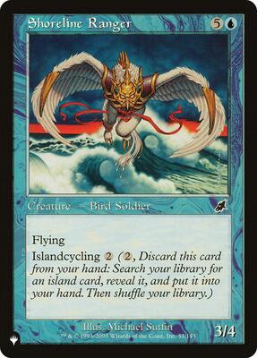 Shoreline Ranger card from The List Reprints