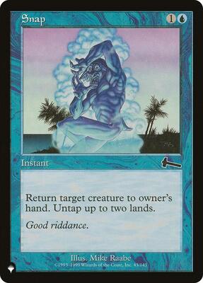 Snap (ULG) card from The List Reprints