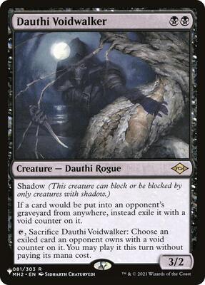 Dauthi Voidwalker card from The List Reprints