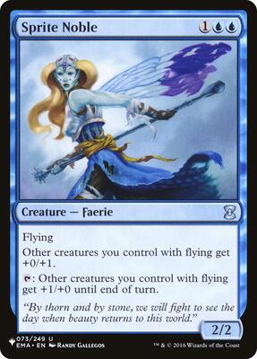 Sprite Noble card from The List Reprints