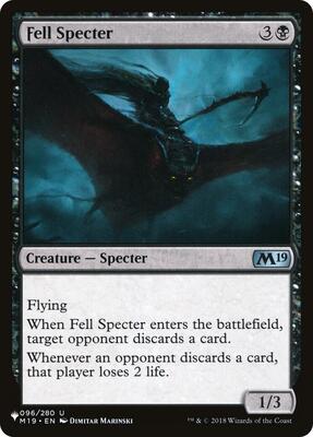 Fell Specter card from The List Reprints