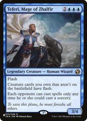 Teferi, Mage of Zhalfir card from The List Reprints