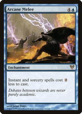 Arcane Melee card from Avacyn Restored