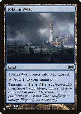 Tolaria West (FUT) card from The List Reprints