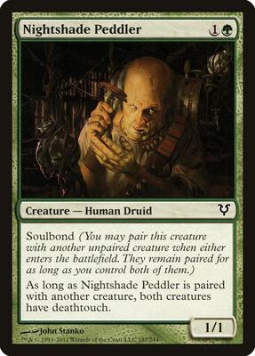 Nightshade Peddler card from Avacyn Restored