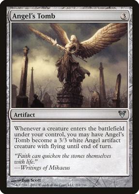 Angel's Tomb card from Avacyn Restored