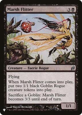 Marsh Flitter card from The List Reprints