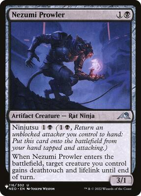 Nezumi Prowler card from The List Reprints