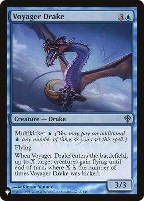 Voyager Drake card from The List Reprints