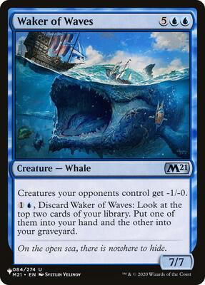 Waker of Waves card from The List Reprints