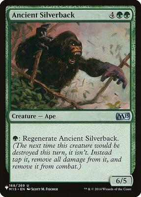 Ancient Silverback card from The List Reprints