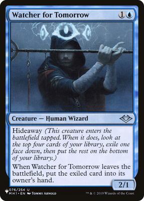 Watcher for Tomorrow card from The List Reprints