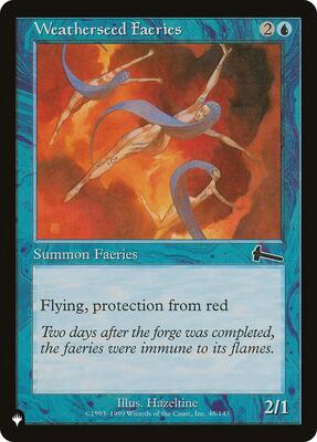 Weatherseed Faeries card from The List Reprints