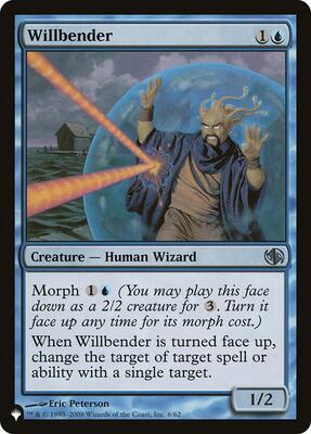 Willbender card from The List Reprints