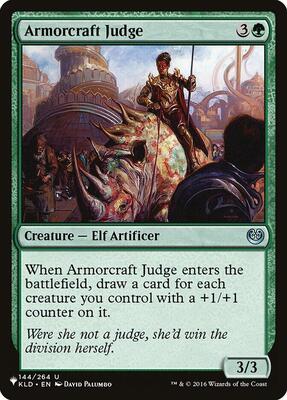 Armorcraft Judge card from The List Reprints