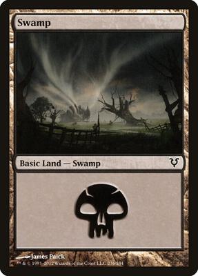 Swamp (236) card from Avacyn Restored