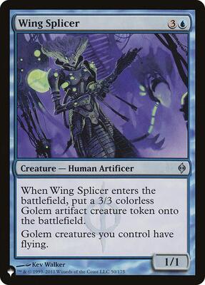 Wing Splicer card from The List Reprints