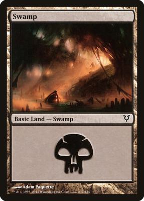 Swamp (237) card from Avacyn Restored