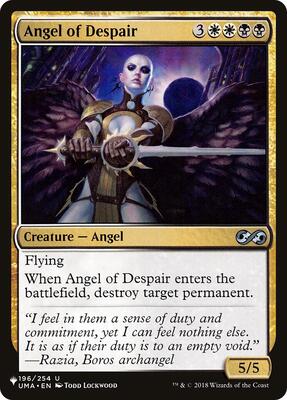Angel of Despair card from The List Reprints