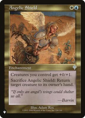Angelic Shield card from The List Reprints