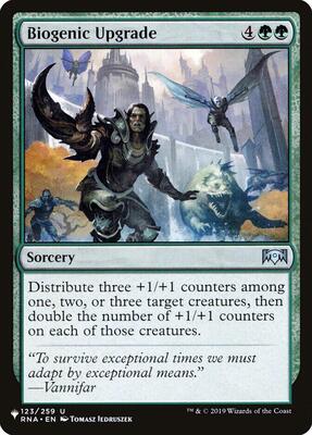 Biogenic Upgrade card from The List Reprints