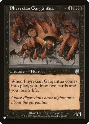 Phyrexian Gargantua card from The List Reprints