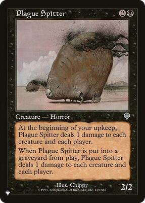 Plague Spitter card from The List Reprints