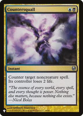 Countersquall card from The List Reprints