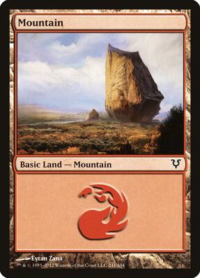 Mountain (241) card from Avacyn Restored