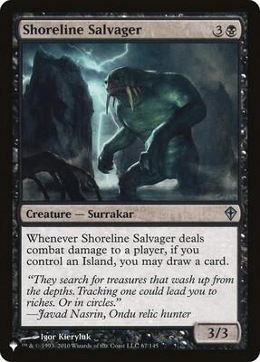 Shoreline Salvager card from The List Reprints