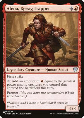 Alena, Kessig Trapper card from The List Reprints