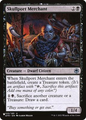 Skullport Merchant card from The List Reprints